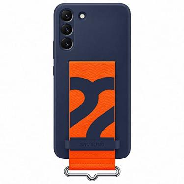 Imagem de Capa Silicone/Policarbonato Azul Marinho Com Cinta Galaxy S22+