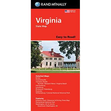 Imagem de Rand McNally Easy to Read Folded Map: Virginia State Map