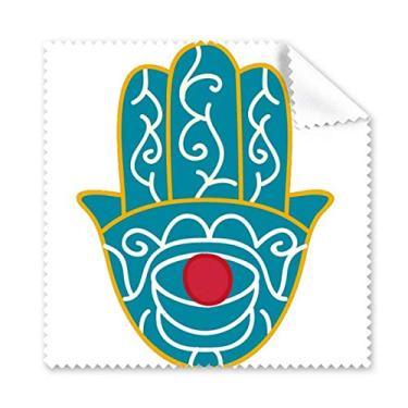 Imagem de Pano de limpeza de tela de telefone com estampa de olhos vermelhos para mão com estampa do Egito 5 peças