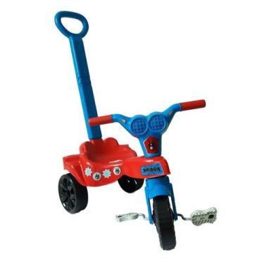 Triciclo Velotrol Infantil Carrinho Caminhao Motoca Cor Vermelho