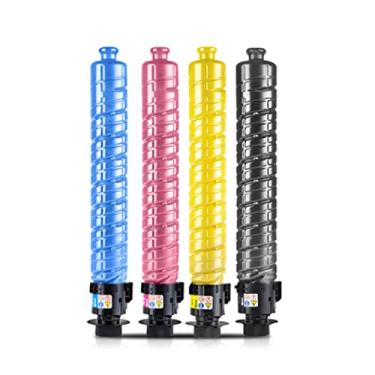 Imagem de Para Ricoh MC2001 Black Cyan Yellow Magenta Toner Carture (4-PACK) |Trabalha com Aficio MC2000 MC2001 4-pack