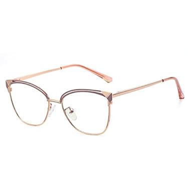 Imagem de Armação de óculos de metal de luxo masculino feminino vintage designer óculos, 1, china