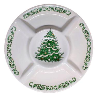 Imagem de Petisqueira De Cerâmica Gde. Arvore De Natal Verde 34 x 3cm