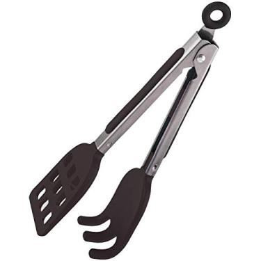 Imagem de Mini suporte de pinça de waffle de fácil aderência, alça antiderrapante, preto