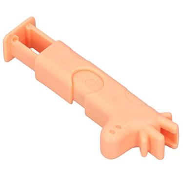 Imagem de Clipes de Bolsa, Clipes de Vedação Forte Força de Aperto Cor Brilhante à Prova de Umidade Alta Elasticidade para Escritório para Lanche para Cozinha (Fivela de vedação de girafa - laranja)