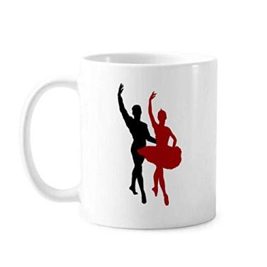 Imagem de Caneca Social Dancing Duet Dance Performance Cerâmica Cerâmica Café Porcelana Utensílios de Mesa