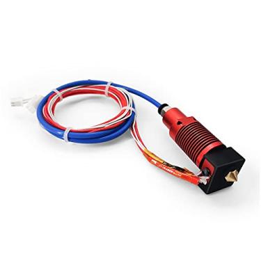 Imagem de LUGU Kit de extre ade quente pa extruso montada 24V Bloco de aquecimento com bico de 0,4 mm Tampa de compatível com a impresso CR-10S Pro 3D