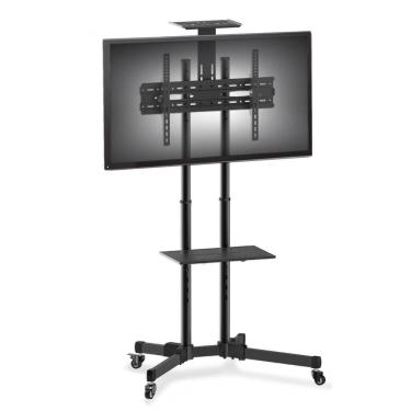 Imagem de Pedestal Para Tv Com Rodízios Suporta 50Kg 32 A 75" Cts600