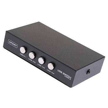 Imagem de KESOTO Usb 2.0 Manual Sharing Switch 4 Portas Hub Adaptador para Pc Scanner Printer