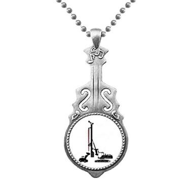 Imagem de OFFbb-USA Pingente de escavação para transporte de perfuração, joias, música, torque, etiqueta