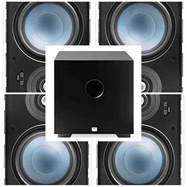 Imagem de KIT HOME AAT 4.1 - (4 unid LR E100 + 1 sub Compact Cube 8)