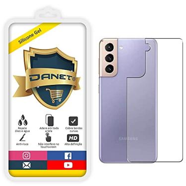 Imagem de Pel�cula de Gel Silicone Flex�vel Transparente Para o Verso Samsung Galaxy S21 com Tela de 6.2" - Prote��o Que Adere E Cobre Toda A Parte Traseira do Aparelho - Danet