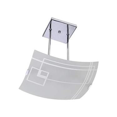 Imagem de Pendente Quadrado Grande Prsima, Attena, 1836 Gde Br, Branco