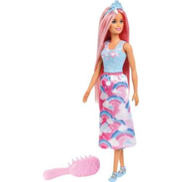Imagem de Barbie Fan Penteados Magicos Unidade Mattel
