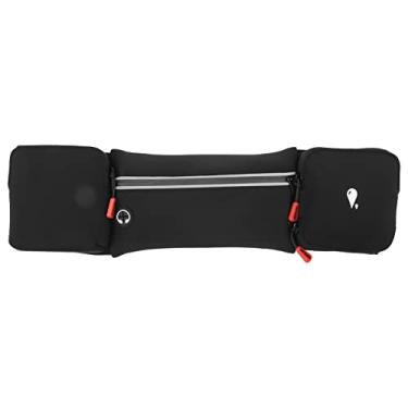 Imagem de Bolsa de Cintura para Corrida, Bolsa de Suporte para Garrafa de água Com Cinto de Hidratação à Prova D'água para Caminhadas Escalada Esportes Ao Ar Livre Fitness (Preto)