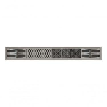 Imagem de Canal Organizador Em Aço Escovado Pia úmida Em Inox Calha