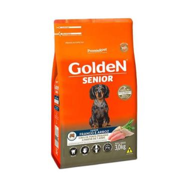 Imagem de Ração Golden Mini Bits Para Cães Sênior Porte Pequeno Frango E Arroz 3