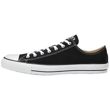 Imagem de Converse Chuck Taylor All Star sapatos masculinos baixos, Preto/branco, 8.5 Women/6.5 Men