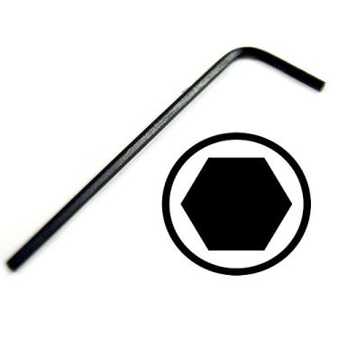 Imagem de Chave hexagonal de braço curto, pacote com 2 tamanhos pequenos., JT1848420, .050