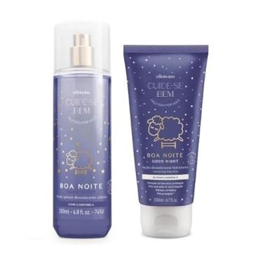 Imagem de Combo Cuide-se Bem Boa Noite: Body Splash 200ml + Loção Desodorante Hidratante 200ml