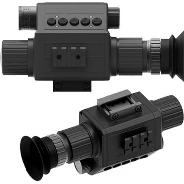 Imagem de Escopo de visão noturna 2 em 1, monocular de visão noturna infravermelha de 850 nm, câmera de vídeo/foto 1080P para camping, zoom digital 4x, longa distância de 1310 pés/400 m