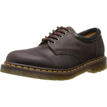 Imagem de Dr. Martens Bota unissex com 5 ilhoses e colarinho acolchoado 8053, Cavalo louco gaúcho, 5