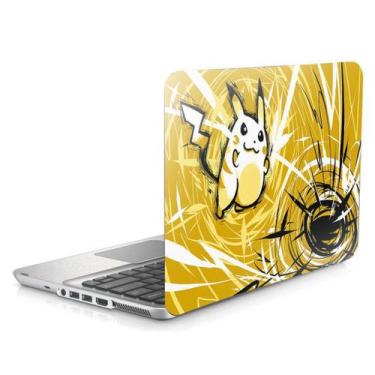 Imagem de Skin Adesivo Protetor Para Notebook 14 Wide Pokémon Yellow Pikachu B4