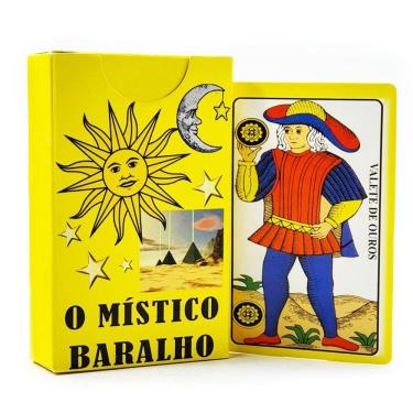 Imagem de O Poderoso Baralho Tarô Místico com 40 Cartas e Livreto