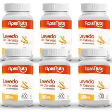 Imagem de 6x Levedo de Cerveja 500Mg 400 Comp Apsinutri