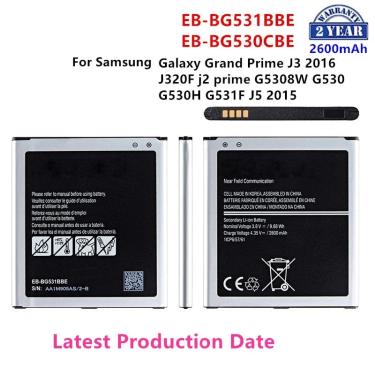 Imagem de Bateria para Samsung Galaxy Grand Prime  novo  EB-BG531BBE  EB-BG530CBE  2600mAh  J3  J2 Prime