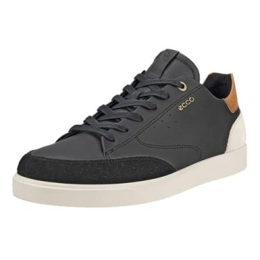 Imagem de ECCO Tênis feminino Street Lite Court, preto/preto/calcário, 8-8.5