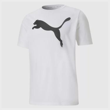 Imagem de Camiseta Puma Active Big Logo Tee Masculino Branco