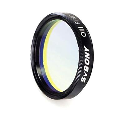 Imagem de SVBONY SV115 Filtro de telescópio O-III Filtro de banda estreita corta filtro de poluição luminosa para telescópio astronômico (1,25 polegadas)