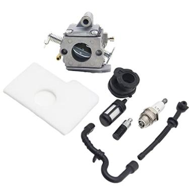 Imagem de Substituição de carburador e filtro de ar MS170 1130 120 0603 e 1130 124 0800- Substituição para modelos Stihl MS180, 017 e 018 substitui C1Q-S57A C1Q-S57B C1Q-S57- Melhore o desempenho da sua
