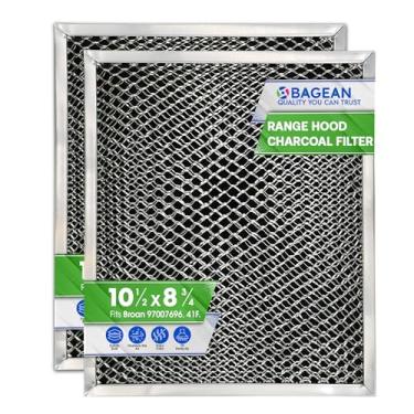 Imagem de Filtro de ventilação para exaustor de fogão 26,7 cm x 22,4 cm 41F 97007696 para substituição do filtro de exaustor sem duto da Nutone & Broan para exaustor sem dutos – filtros de tela de tela de graxa