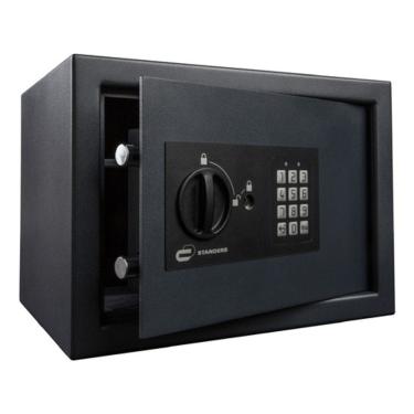 Imagem de Cofre Digital Aço Senha E Chave 25x35x25cm - 15 Litros