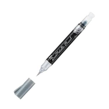 Imagem de Pentel Caneta Brush Dualmettalic Prata XGFH-DZX