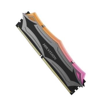 Imagem de Memória Hikvision U100 8GB 3200MHz RGB DDR4 CL16 HKED4081CBA2D2ZA4 HS-UDIMM-U100(STD)