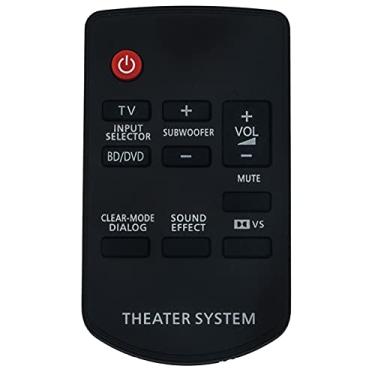 Imagem de Controle remoto de substituição N2QAYC000027 adequado para sistemas de áudio Panasonic Home Theater SC-HTB10 SC-HTB500