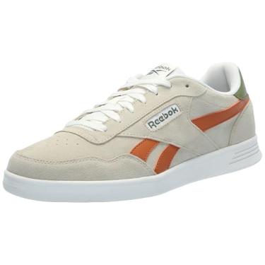 Imagem de Reebok Tênis feminino de couro clássico - preto ou branco, tamanho 34 a 43, Bege clássico/bege clássico/gengibre escuro, 42 BR