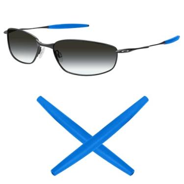 Imagem de Mryok Meias de substituição para óculos de sol Oakley Square Whisker – Opções, Azul-celeste, One Size