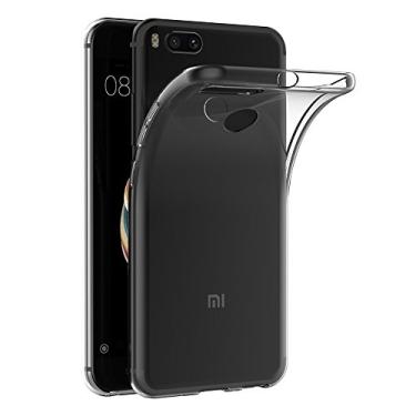 Imagem de Capa para Xiaomi Mi A1 / Mi 5X (5,5 polegadas) MaiJin Capa Traseira Transparente de Gel de Borracha TPU Macio