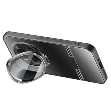 Imagem de Capa preta, 6Pro, HAO RIYLN para Honor Magic 6 Pro/6, capa protetora para lente de câmera, suporte, fina, à prova de choque