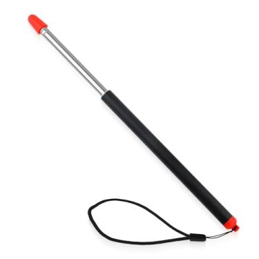 Imagem de Ponteiro de professor telescópico, bastão de ponteiro retrátil para professores, 120 cm, para sala de aula, escritório, escola, apresentação, quadro branco, professores