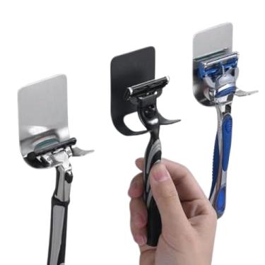 Imagem de Suporte para Aparelho de Barbear Lâmina de Gillette em Aço Inox com Fita 3M