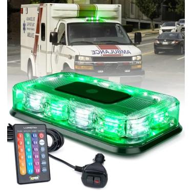 Imagem de LUMENIX Farol estroboscópico LED para telhado barra de luz de aviso de segurança de emergência luzes piscantes para veículos de construção, reboque, caminhões comerciais, carros postais, limpa-neve -