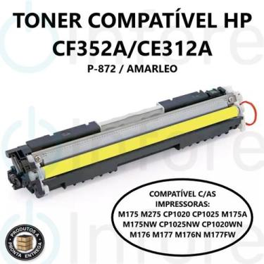 Imagem de Toner compatível CE312A  CF352A amarelo cf352a ce312a M176 M177 Yellow