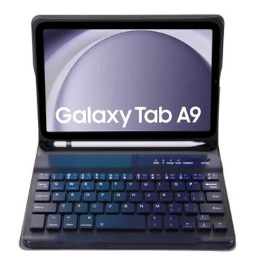 Imagem de Capa Case com Teclado Premium para Galaxy Tab A9 8.7 + Caneta Thouch -