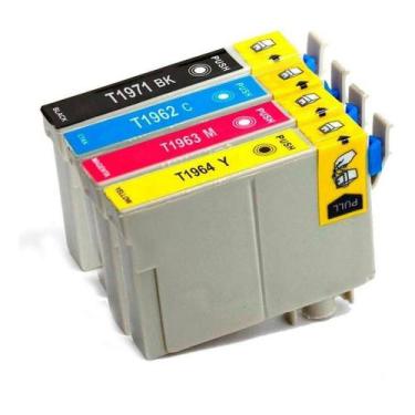 Imagem de Kit Cartucho P/ Xp101 201 Xp214 Xp401 Xp411  T1971 T1962 1963 1964 T19