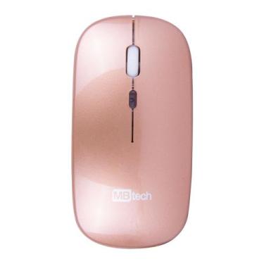Imagem de Mouse Óptico Bluetooth Recarregável - Silencioso Slim LED - MBtech, Do